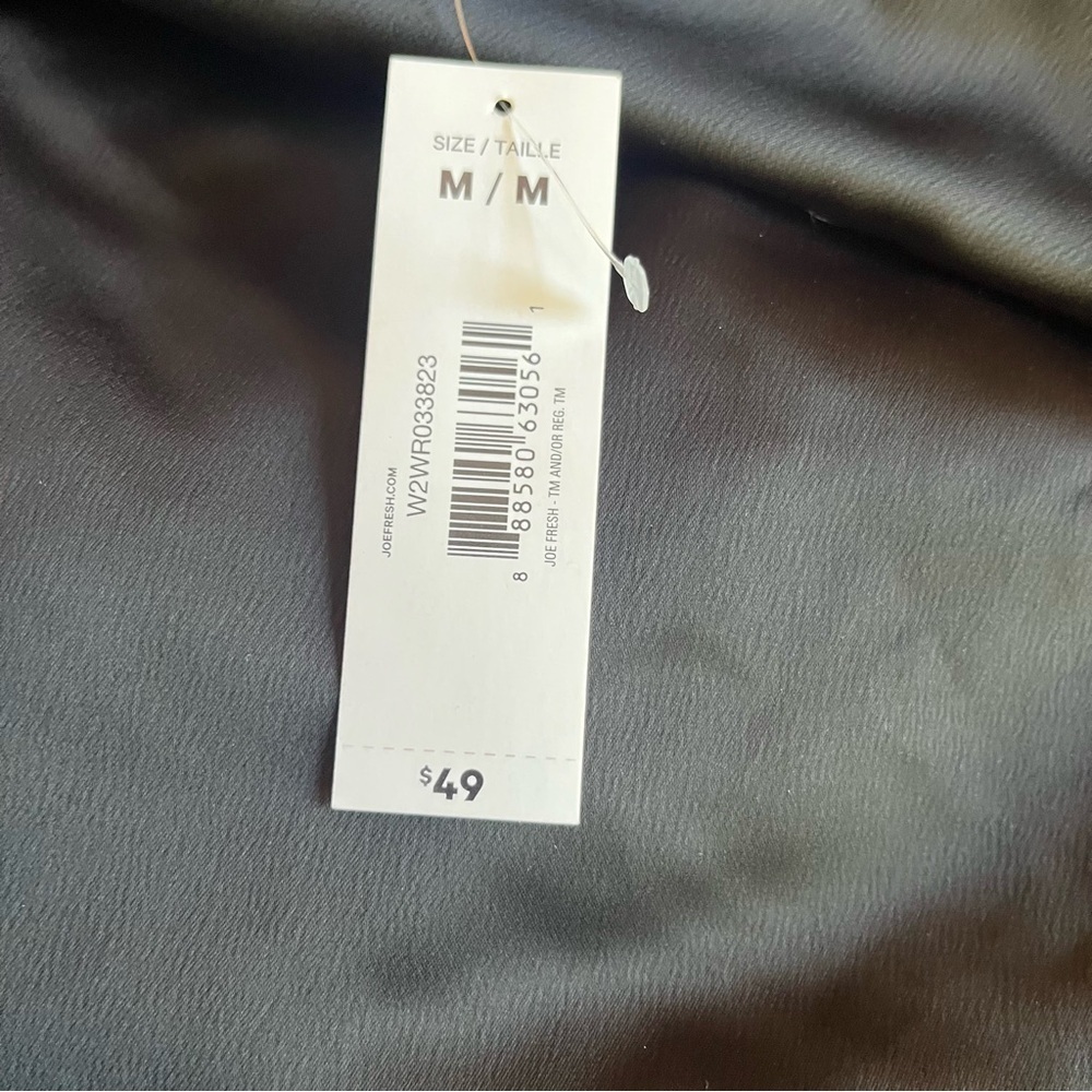 Joe Fresh Black V-Neck Midi Dress - Picture 6 of 6